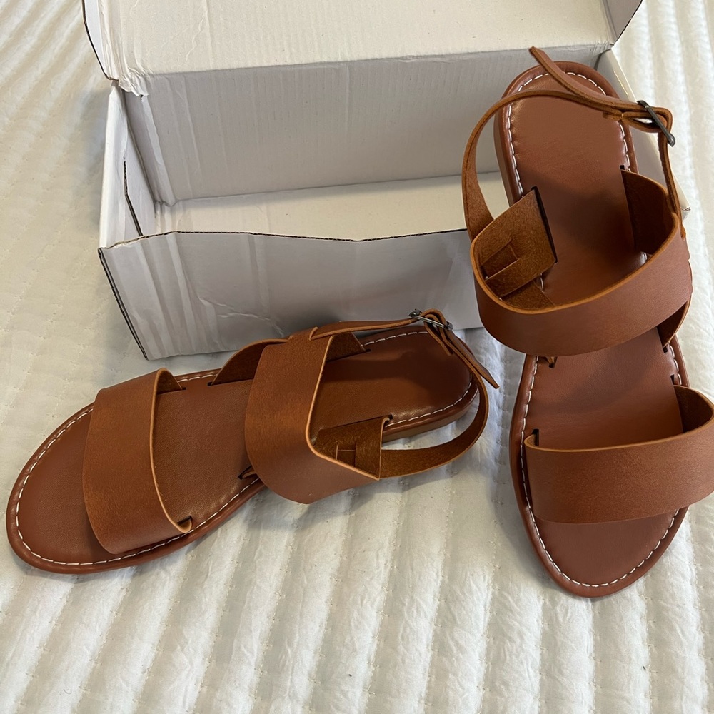 Brown Sandals 7.5